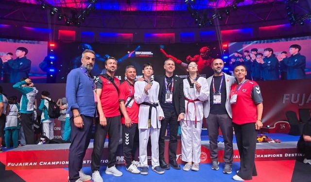 Türkiye, Taekwondo Şampiyonası’nda iki madalya daha kazandı