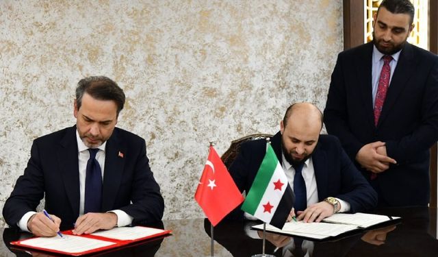 Türkiye ve Suriye enerji alanında iş birliği anlaşması imzaladı