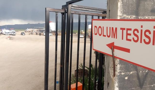 Güven asfalt tesislerinde patlama: 1 ölü, 1 yaralı