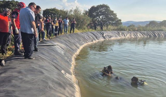 Sulama göletinde erkek cesedi bulundu