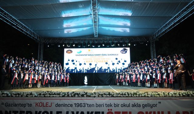 GKV Özel İlkokulunda kep heyecanı