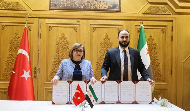 Gaziantep ile Halep arasında önemli protokol! Yeniden Kardeş Şehir oldular...