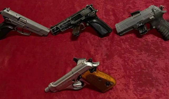 Gaziantep'te 1 ayda 217 adet ruhsatsız silah ele geçirildi