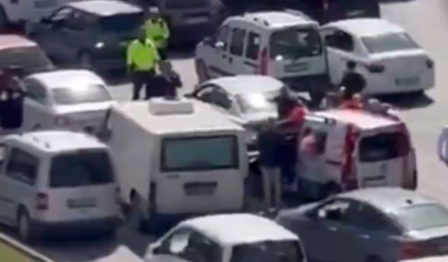 Gaziantep'te Trafikte Kavga!