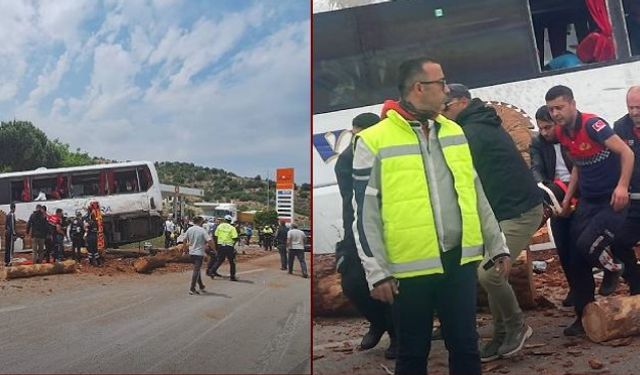 Çanakkale'de yolu otobüsü tomruk yüklü kamyonla çarpıştı! Can pazarı: 6 ölü