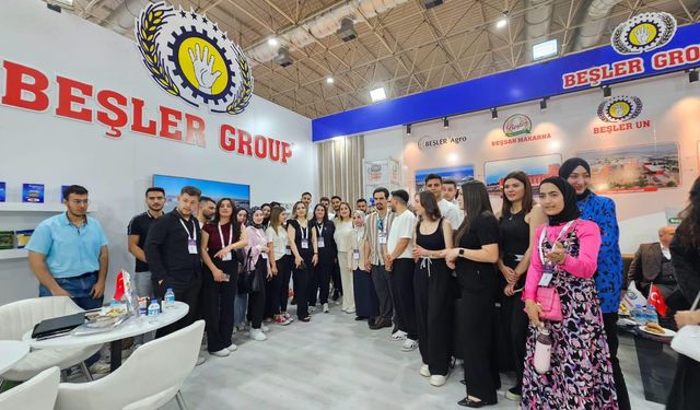 GAÜN dış ticaret öğrencileri gıda fuarında sektörle buluştu