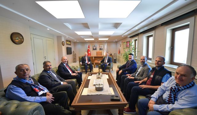 Aziz Yıldırım Gaziantep’e geldi! Vali Çeber’e ziyaret