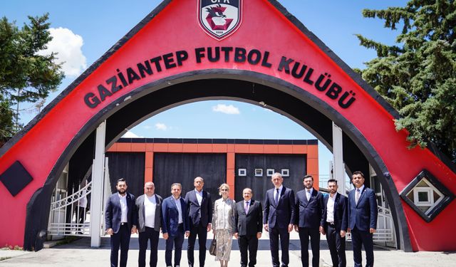TFF Başkanı Hacıosmanoğlu’ndan Gaziantep FK’ya ziyaret