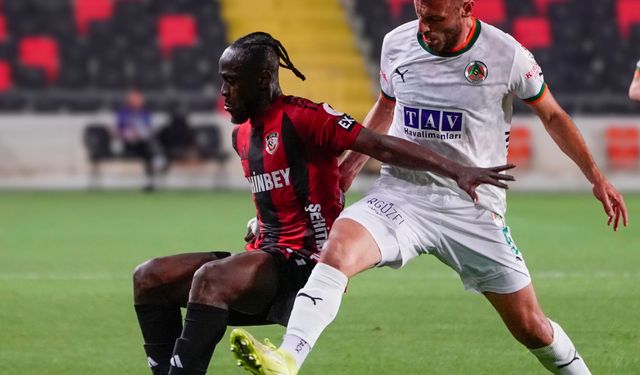 Gaziantep’te 3 Puan Alanyaspor’un