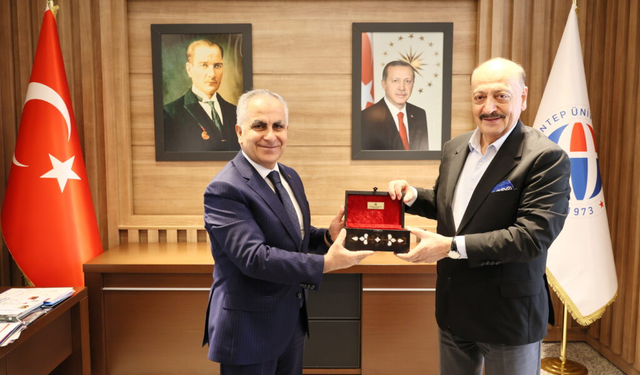 Vedat Bilgin’den GAÜN Rektörü Doğan’a Ziyaret!