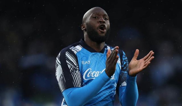 Romelu Lukaku, Napoli ile Serie A Şampiyonluğunu Kutladı