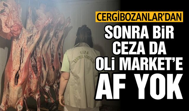 Gaziantep’te Cergibozanlar’dan sonra bir ceza da Oli Market’e… AF YOK!