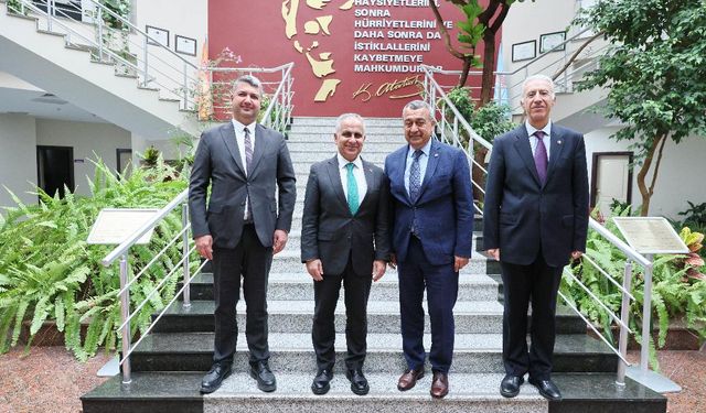 İhracatçı Birliklerinden Gaün Rektörü Doğan’a Ziyaret
