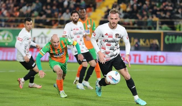 Gaziantep FK ile Alanyaspor 17. randevuda