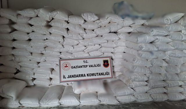 Gaziantep jandarmadan 1 milyonluk sahte deterjan operasyonu