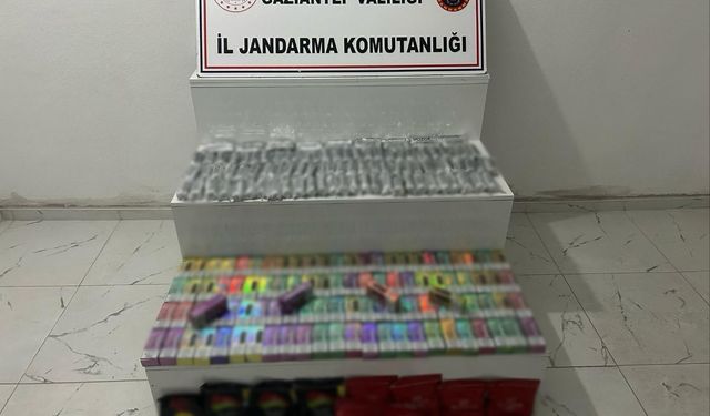 Gaziantep’te kaçakçılara geçit yok! Milyonlarca TL’lik kaçak ürün piyasaya sürülecekti…