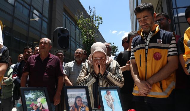 Gaziantep’te anne ve iki çocuğuna yürek yakan veda!