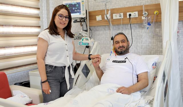 Diyalizle başlayan aşkta nakil mutluluğu