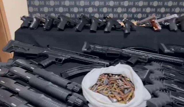 Kaçakçılara operasyon: Çok sayıda silah ve mühimmat ele geçirildi