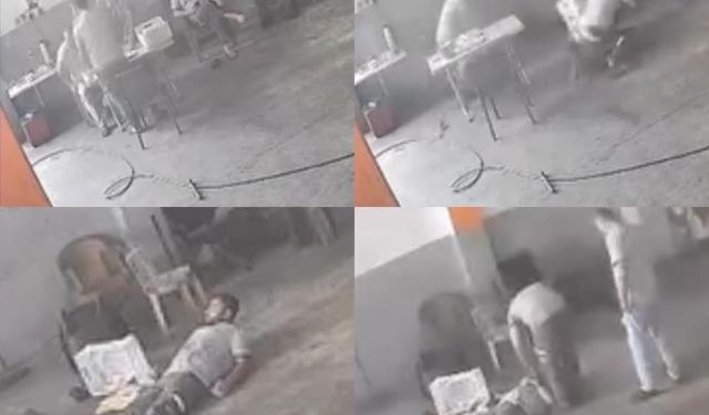Kadın kılığına giren katilin işlediği cinayet kamerada