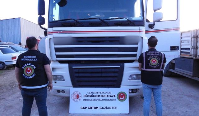 Gaziantep'te dev operasyon!  12,5 ton kaçak alkol ele geçirildi