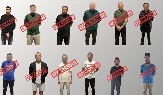 Kırmızı bülten ile aranan 12 suçlu yurda getirildi