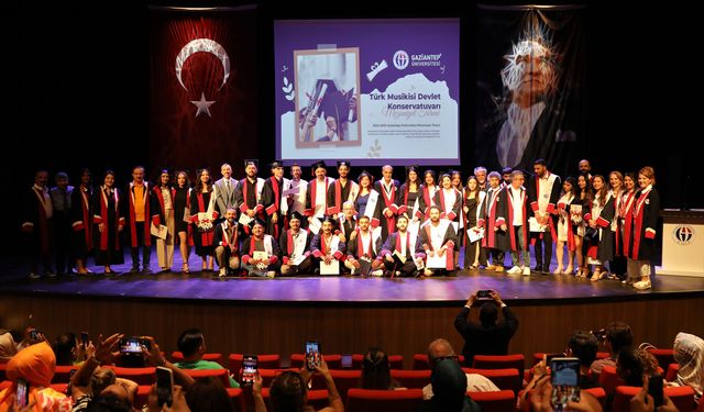 GAÜN Konservatuar öğrencileri mezun oldu