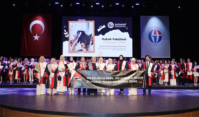 GAÜN hukuk öğrencileri mezun oldu
