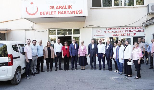 Milletvekili Bakbak’tan 25 Aralık Devlet Hastanesi’ne ziyaret! Sağlık yatırımlarında öncüyüz