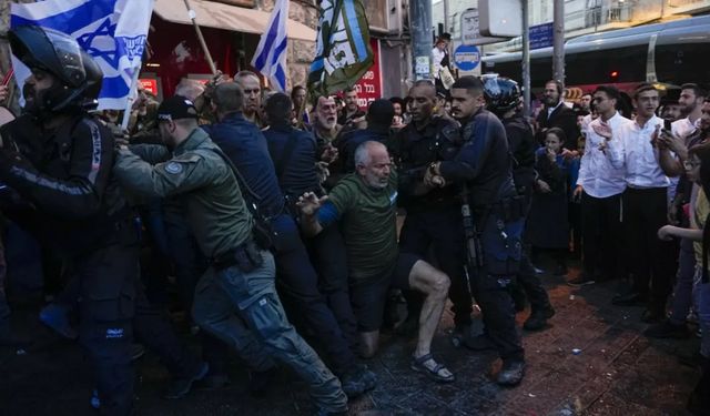 İsrail’deki savaş karşıtı protestolarda 25 kişi tutuklandı