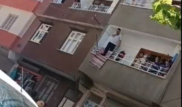 Gaziantep’te intihar girişimi! Polis olay yerinde!