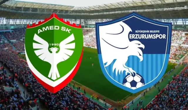 CANLI | Amedspor- Erzurumspor maçını canlı izle (Maç Linki)