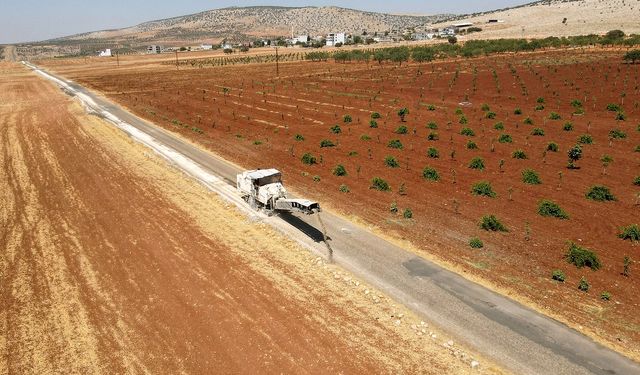 Gaziantep'te kırsal mahallelerin yolları yenileniyor