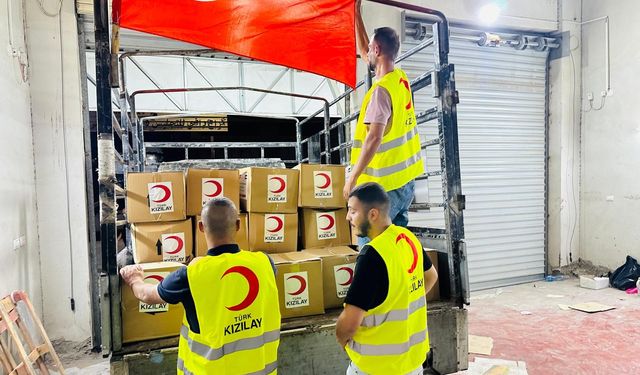 Türk Kızılay'dan Batı Şeria'ya yardım!