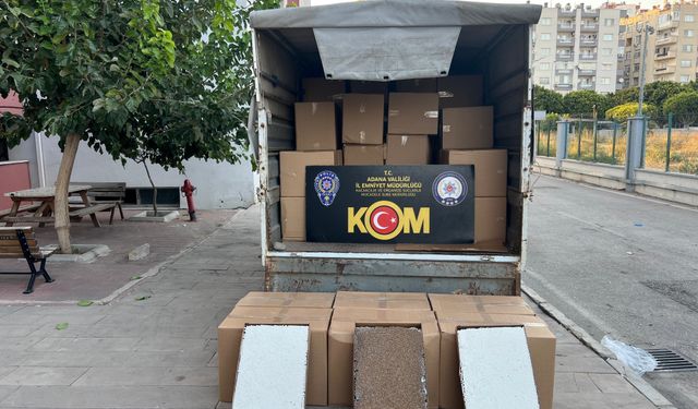 6 milyonluk kaçak doldurulmuş sigara ele geçirildi