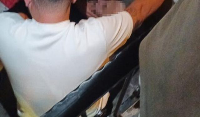 Kız arkadaşıyla yürüyen gence silahlı saldırı kamerada
