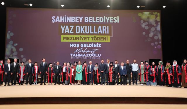 Şahinbey yaz okulu mezuniyet töreni düzenlendi