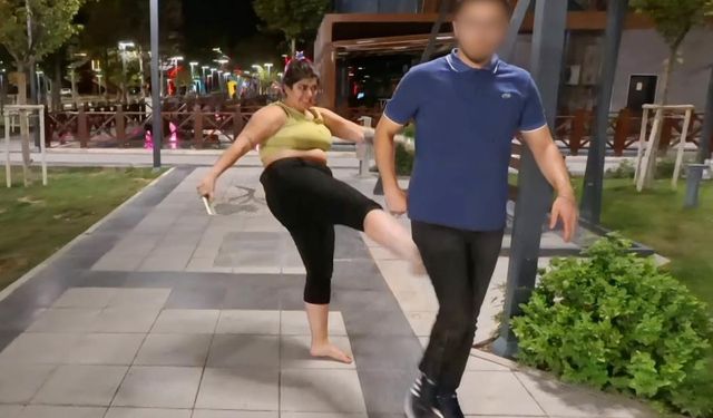 "Tecavüz ediyorlar" diye çığlık attı, yardıma gelenleri darbetti