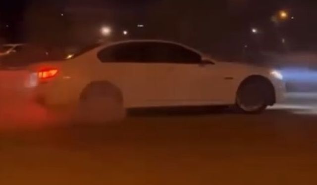 Gaziantep'te drift atarak tehlike saçan sürücüye 46 bin TL ceza