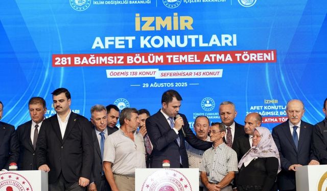 Yangın yaraları sarılıyor: 281 yeni konutun temeli atıldı