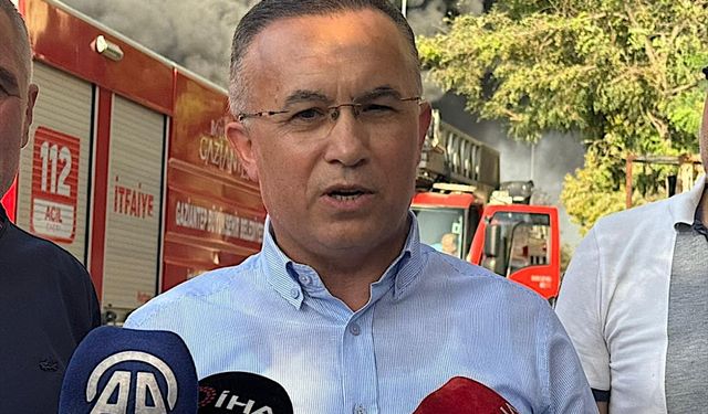 Gaziantep Valisi Kemal Çeber'den yangına ilişkin açıklama!