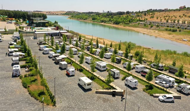 Gaziantep Büyükşehir’den doğa ve konforu buluşturan karavan park