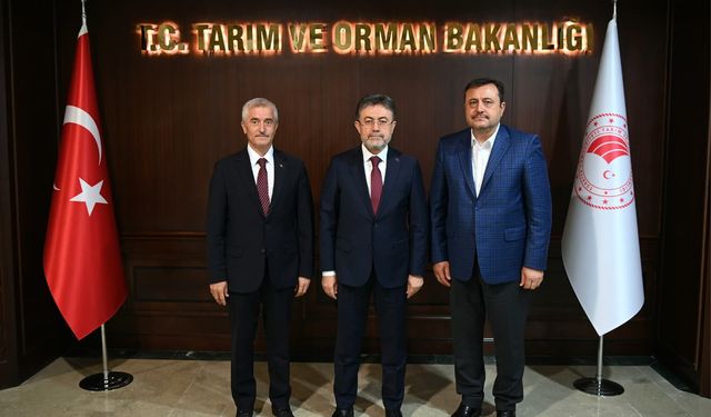 Fedaioğlu ve Tahmazoğlu’ndan önemli ziyaret! Bakan Yumaklı’ya gittiler…