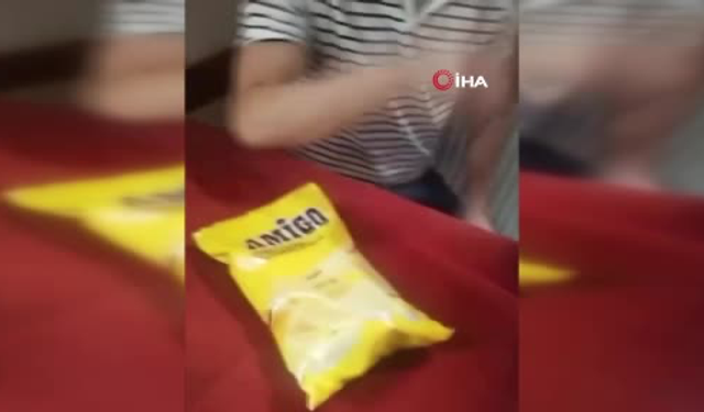 Cips paketinden çıkanlar şaşırttı!