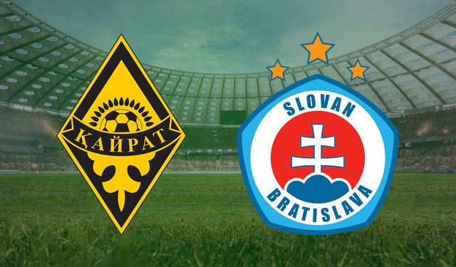 CANLI | Kairat- Slovan Bratislava maçını canlı izle (Maç Linki)
