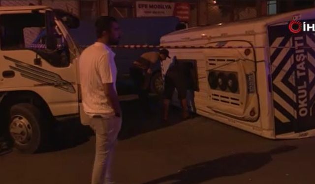 Otomobil ile servis çarpıştı! Yaralılar var...