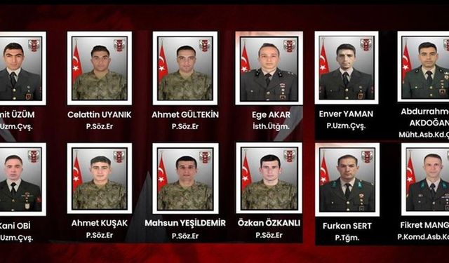 MSB’den 12 Askerin şehit olduğu olayla ilgili flaş açıklama! İhmal yok!
