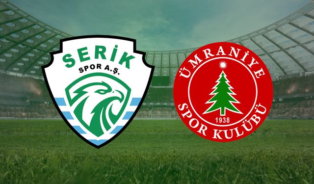 CANLI | Serik Spor- Ümraniyespor maçını canlı izle (Maç Linki)