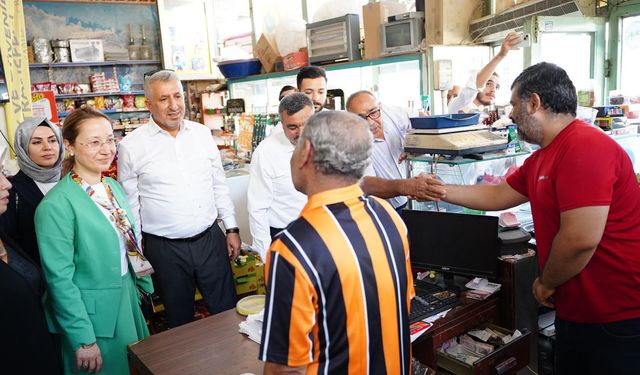 Milletvekili Bakbak esnafın talepleri dinlendi