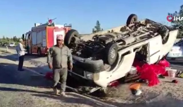 Tarım işçilerini taşıyan minibüs devrildi! Can pazarı! Yaralılar var…